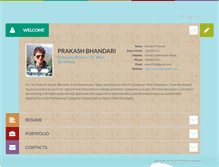 Tablet Screenshot of pkbhandari.com